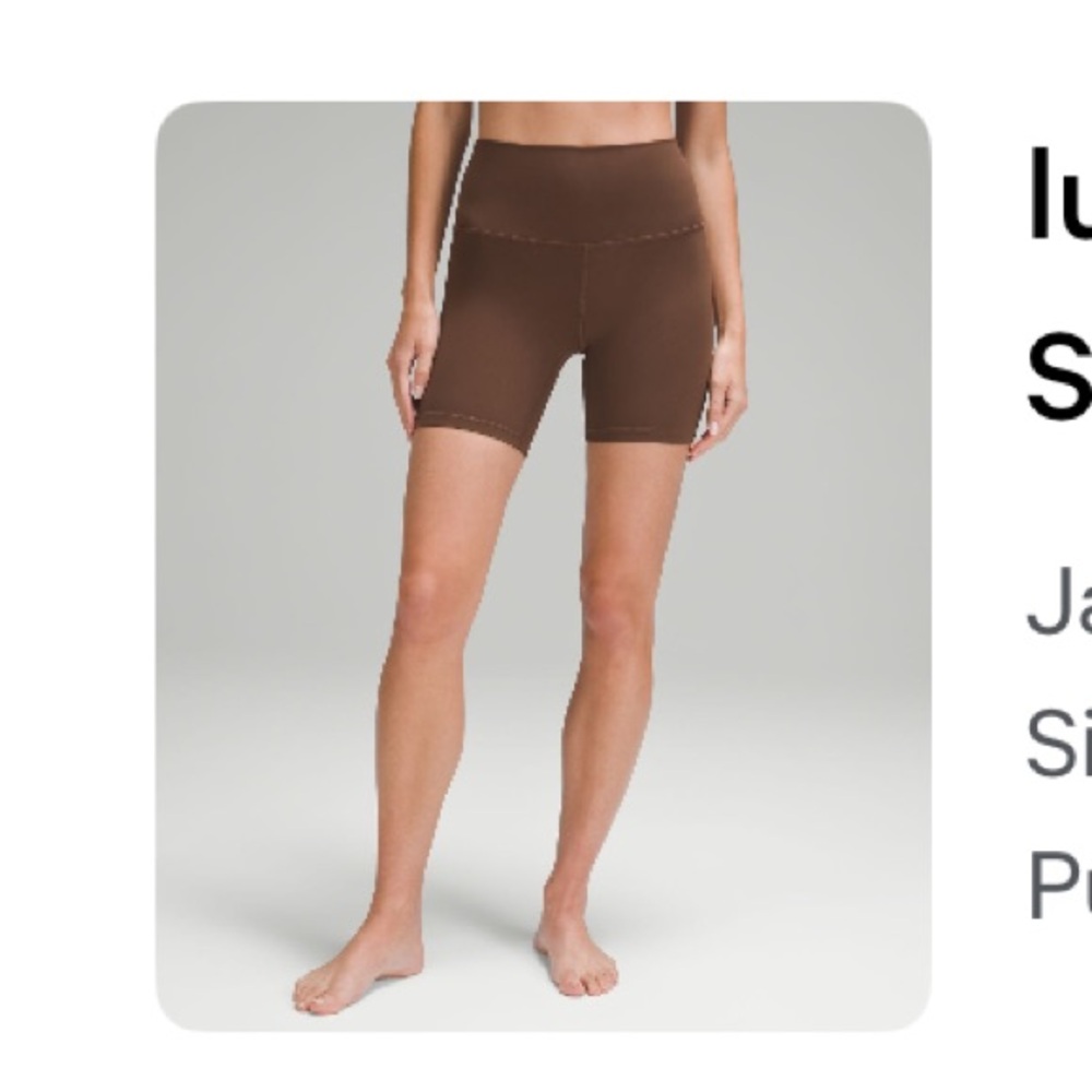 Lululemon align shorts 6in